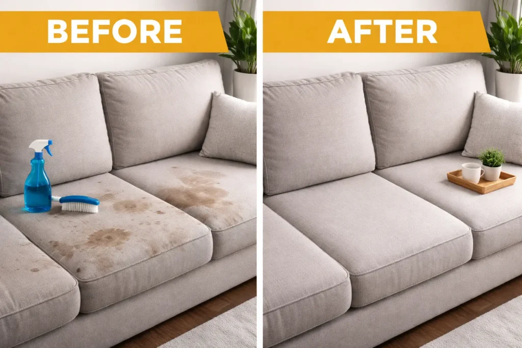 Benefits of professional sofa cleaning